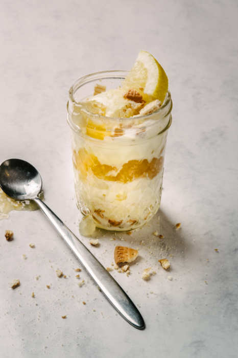 Helado de Lemon Pie Foto de helado de Lemon Pie