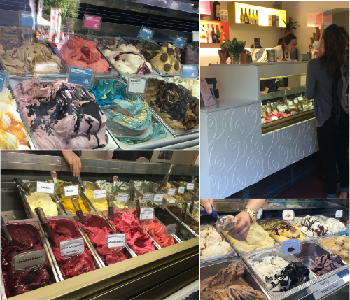 Foto vitrinas de heladerias italianas modernas Foto vitrinas de heladerias italianas modernas